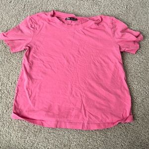 Zara pink crop top, size S